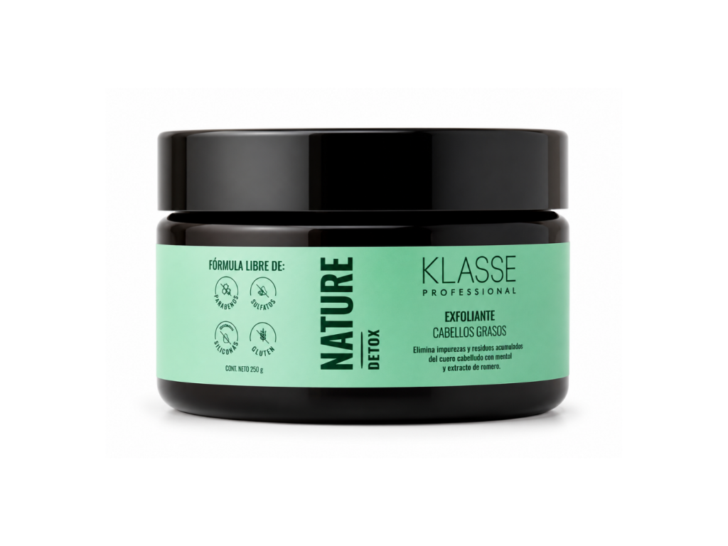 KLASSE NATURE DETOX ESFOLIANTE CAPILAR 250ML KLASSE NATURE DETOX ESFOLIANTE CAPILAR 250ML