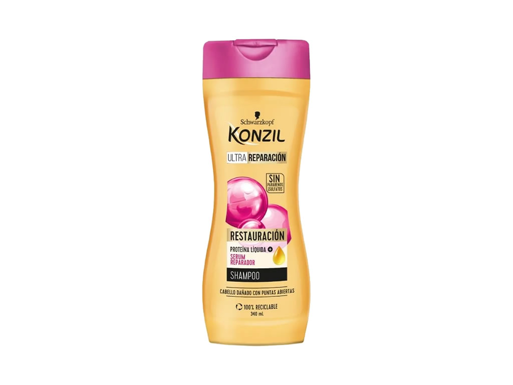 SHAMPO KONZIL ULTRA REPARACION RESTAURACION PROTEINAS LIQUIDA - 340ML SHAMPO KONZIL ULTRA REPARACION RESTAURACION PROTEINAS LIQUIDA - 340ML