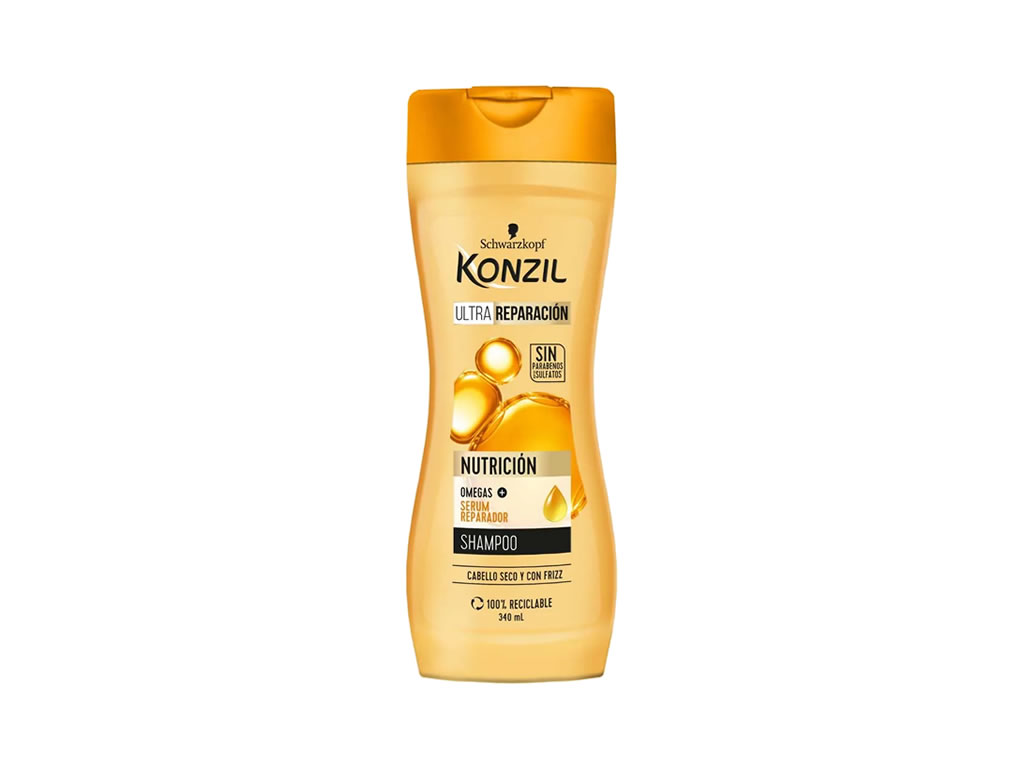 SHAMPOO KONZIL ULTRA REPARACION NUTRICION OMEGAS - 340ML SHAMPOO KONZIL ULTRA REPARACION NUTRICION OMEGAS - 340ML