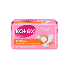 PROTETOR INTIMO KOTEX ESENCIAL PROTECTOR DIARIO - 20 PROTECTORES PROTETOR INTIMO KOTEX ESENCIAL PROTECTOR DIARIO - 20 PROTECTORES