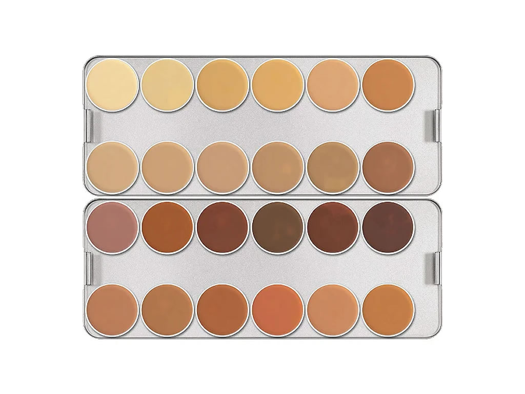 PALETA DE CREME KRYOLAN DERMACOLOR CAMOUFLAGE - 24 CORES - K PALETA DE CREME KRYOLAN DERMACOLOR CAMOUFLAGE - 24 CORES - K