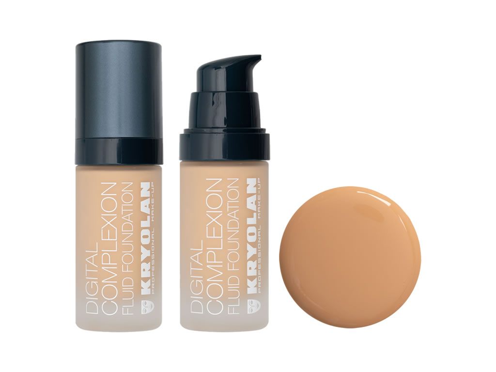 BASE LIQUIDA KRYOLAN DIGITAL COMPLEXION FLUID FOUNDATION - 30ML - Y25 BASE LIQUIDA KRYOLAN DIGITAL COMPLEXION FLUID FOUNDATION - 30ML - Y25
