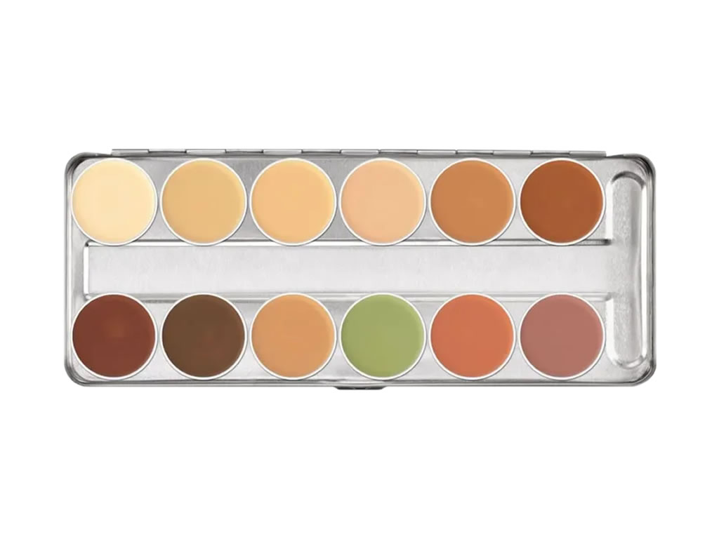 PALETA KRYOLAN CAMOUFLAGE CREME PALETTE - 12 CORES - BP1 PALETA KRYOLAN CAMOUFLAGE CREME PALETTE - 12 CORES - BP1
