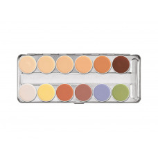 PALETA KRYOLAN CAMOUFLAGE CREME PALETTE - 12 CORES - STN PALETA KRYOLAN CAMOUFLAGE CREME PALETTE - 12 CORES - STN