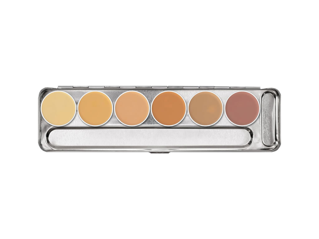 PALETA KRYOLAN CAMOUFLAGE CREME PALETTE - 6 CORES - H PALETA KRYOLAN CAMOUFLAGE CREME PALETTE - 6 CORES - H