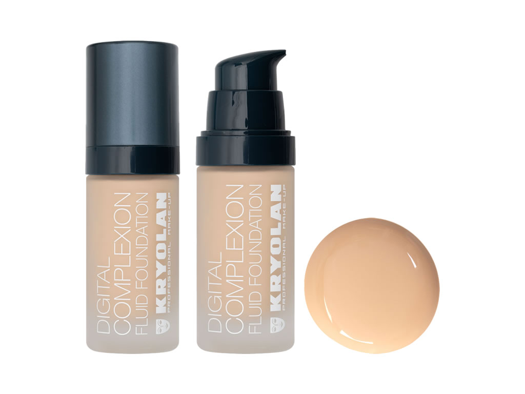 BASE LIQUIDA KRYOLAN DIGITAL COMPLEXION FLUID FOUNDATION - 30ML - O14 BASE LIQUIDA KRYOLAN DIGITAL COMPLEXION FLUID FOUNDATION - 30ML - O14