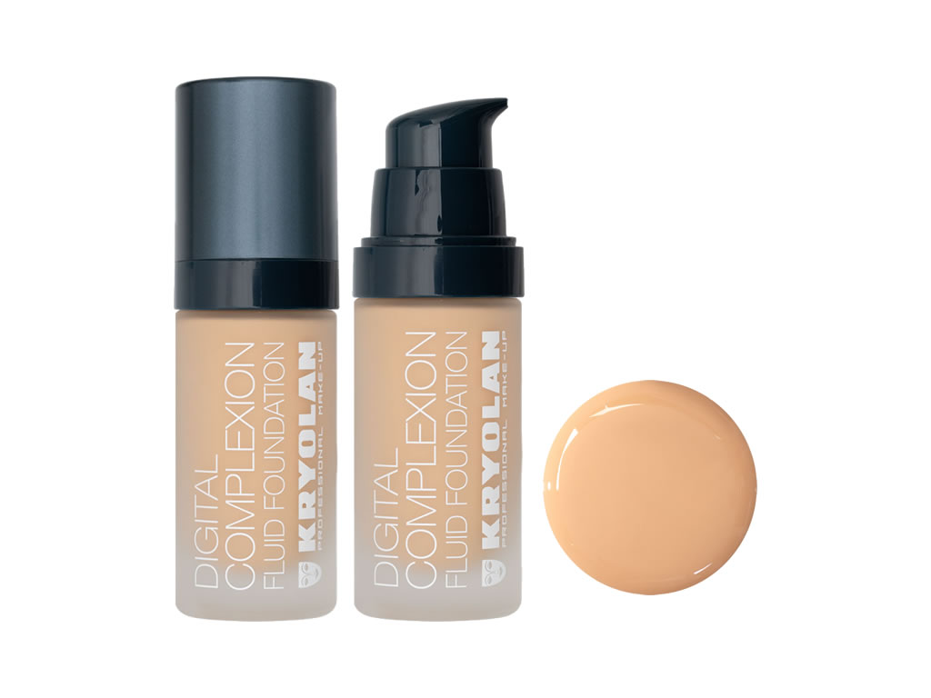BASE LIQUIDA KRYOLAN DIGITAL COMPLEXION FLUID FOUNDATION - 30ML - O16 BASE LIQUIDA KRYOLAN DIGITAL COMPLEXION FLUID FOUNDATION - 30ML - O16