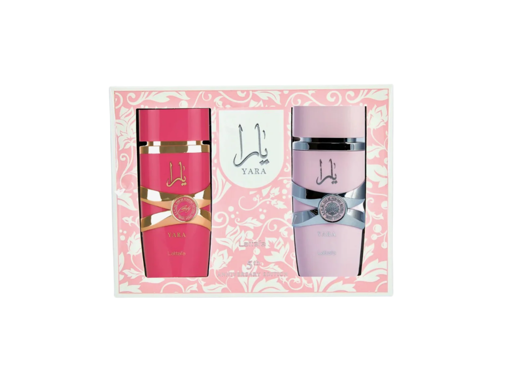 KIT LATTAFA ANIVERSARIO YARA 100ML + YARA CANDY - 100ML KIT LATTAFA ANIVERSARIO YARA 100ML + YARA CANDY - 100ML