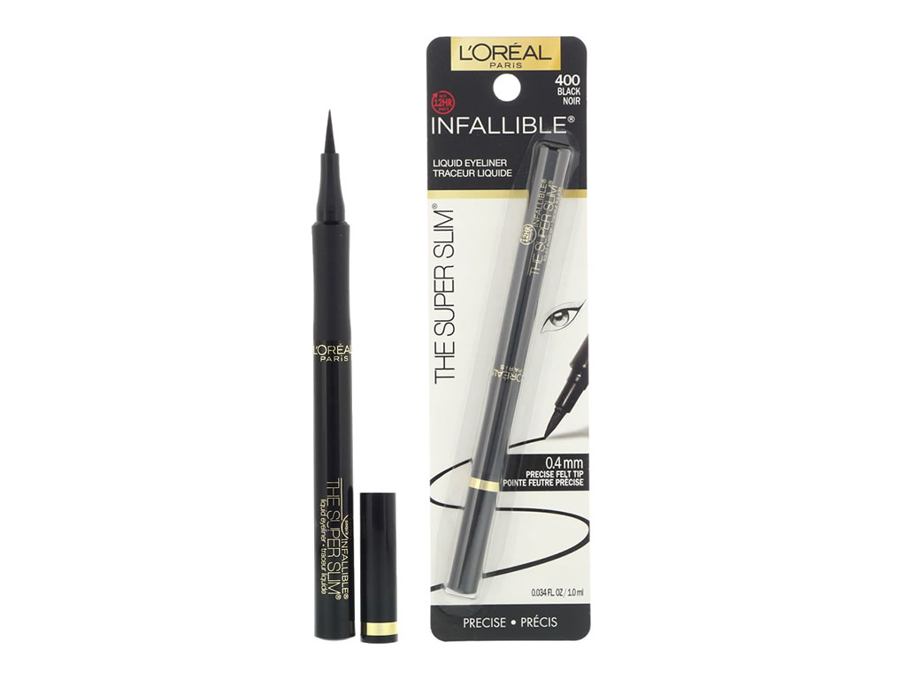 DELINEADOR LOREAL INFALLIBLE THE SUPER SLIM 400 - BLACK - 1ML DELINEADOR LOREAL INFALLIBLE THE SUPER SLIM 400 - BLACK - 1ML