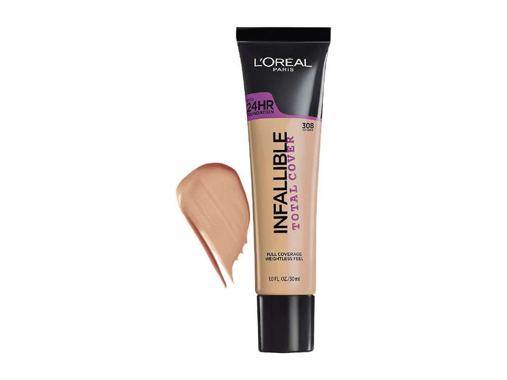 BASE LOREAL INFALLIBLE TOTAL COVER 24H 308 - SUN BEIGE - 30ML BASE LOREAL INFALLIBLE TOTAL COVER 24H 308 - SUN BEIGE - 30ML