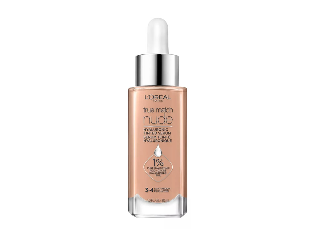 BASE LOREAL PARIS TRUE MATCH NUDE SERUM 3-4 LIGHT MEDIUM - 30ML BASE LOREAL PARIS TRUE MATCH NUDE SERUM 3-4 LIGHT MEDIUM - 30ML
