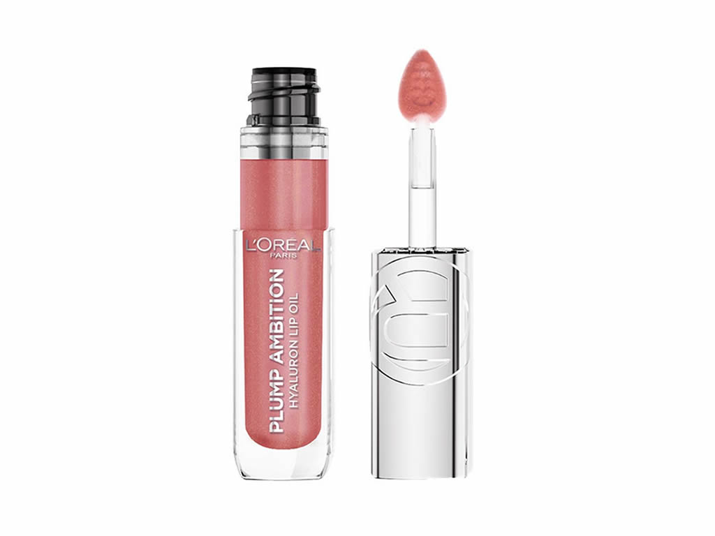 BATOM LOREAL PARIS PLUMP AMBITION LIP OIL 650 NUDE MACARON - 5ML BATOM LOREAL PARIS PLUMP AMBITION LIP OIL 650 NUDE MACARON - 5ML