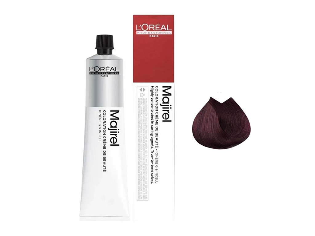 TINTA CAPILAR MAJIREL - 50ML- 5.5 CASTANHO CLARO ACAJU TINTA CAPILAR MAJIREL - 50ML- 5.5 CASTANHO CLARO ACAJU