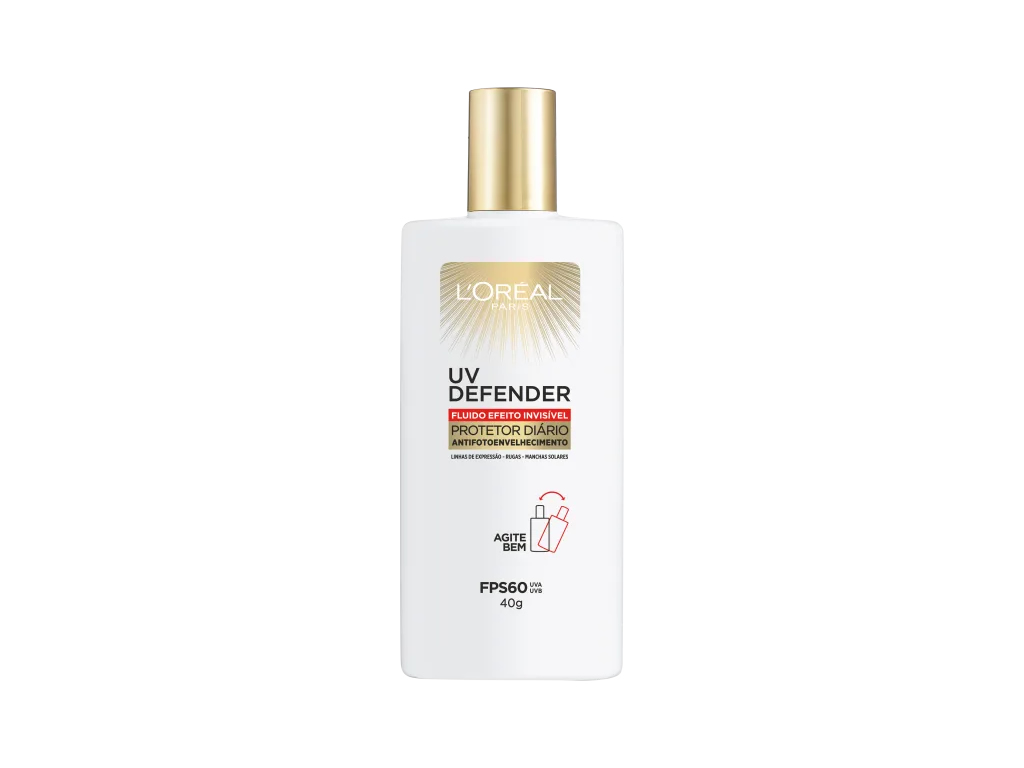 PROTETOR FACIAL LOREAL UV DEFENDER FLUIDO INVISIBLE FPS50+ - 40G PROTETOR FACIAL LOREAL UV DEFENDER FLUIDO INVISIBLE FPS50+ - 40G