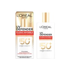 LOREAL PARIS UV DEFENDER PROTETOR FACIAL FLUIDO COM COR - CLARO - 40G