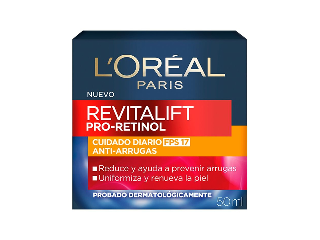CREME ANTIRRUGAS LOREAL PARIS REVITALIFT PRO RETINOL CUIDADO DIARIO FPS17 - 50ML CREME ANTIRRUGAS LOREAL PARIS REVITALIFT PRO RETINOL CUIDADO DIARIO FPS17 - 50ML