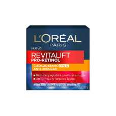 CREME ANTIRRUGAS LOREAL PARIS REVITALIFT PRO RETINOL CUIDADO DIARIO FPS17 - 50ML CREME ANTIRRUGAS LOREAL PARIS REVITALIFT PRO RETINOL CUIDADO DIARIO FPS17 - 50ML