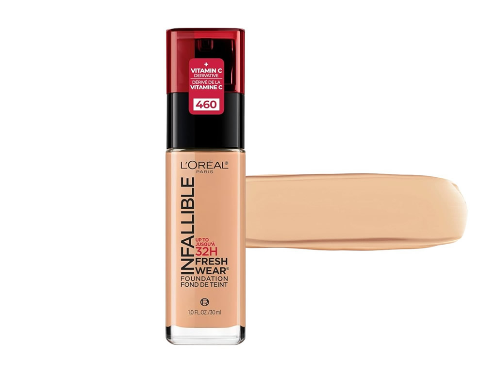 BASE LOREAL INFALLIBLE 32H FRESH WEAR 460 - GOLDEN BEIGE - 30ML BASE LOREAL INFALLIBLE 32H FRESH WEAR 460 - GOLDEN BEIGE - 30ML