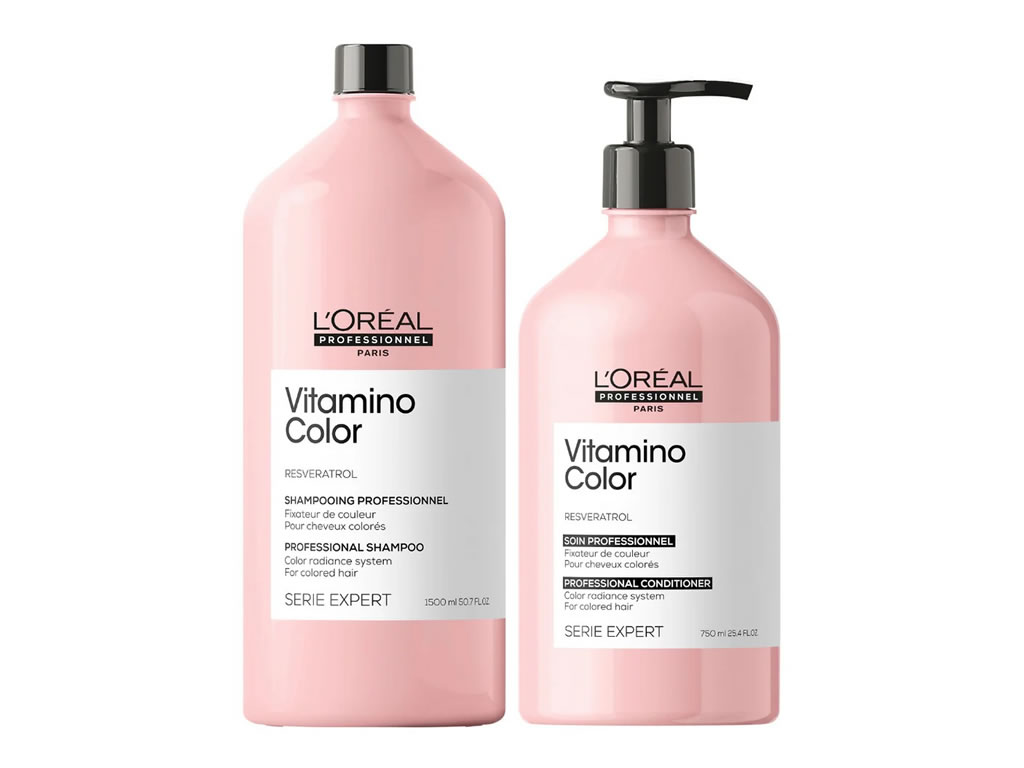 KIT LOREAL PARIS VITAMINO COLOR SHAMPOO 1500ML + CONDICIONADOR 750ML KIT LOREAL PARIS VITAMINO COLOR SHAMPOO 1500ML + CONDICIONADOR 750ML