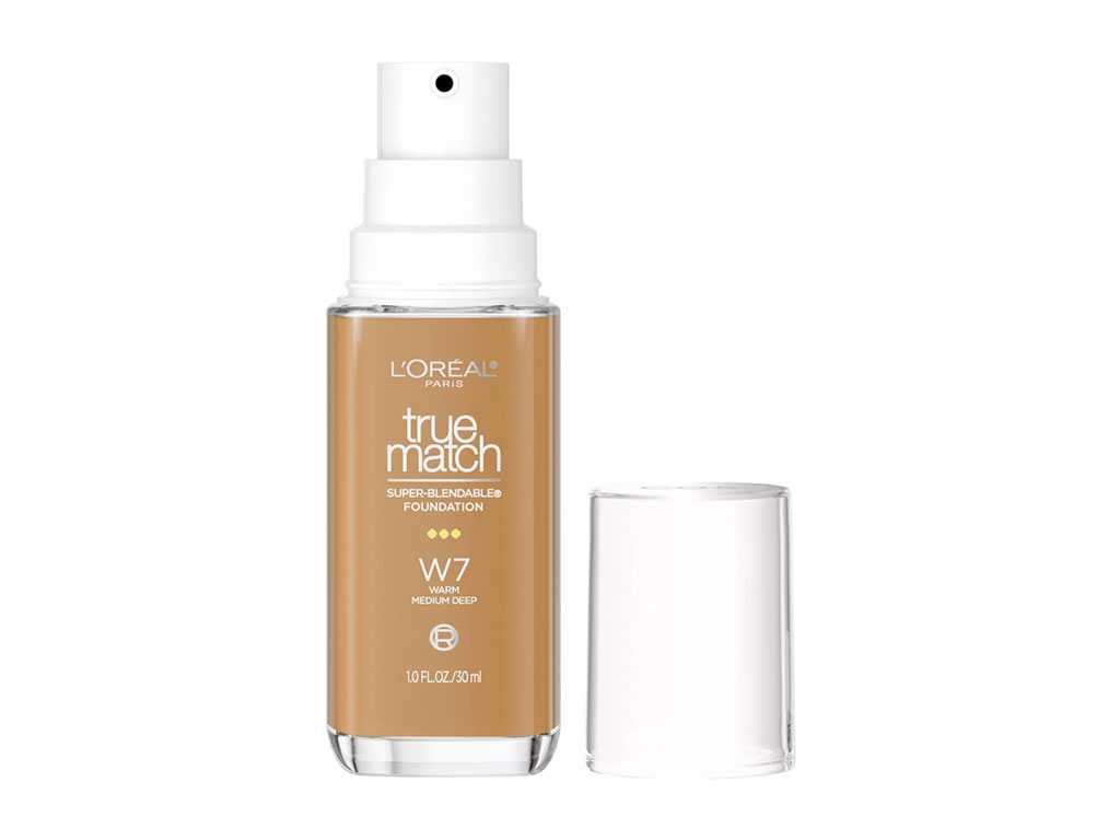 BASE LIQUIDA LOREAL TRUE MATCH SUPER BLENDABLE FOUNDATION W7 WARM MEDIUM - 30ML BASE LIQUIDA LOREAL TRUE MATCH SUPER BLENDABLE FOUNDATION W7 WARM MEDIUM - 30ML