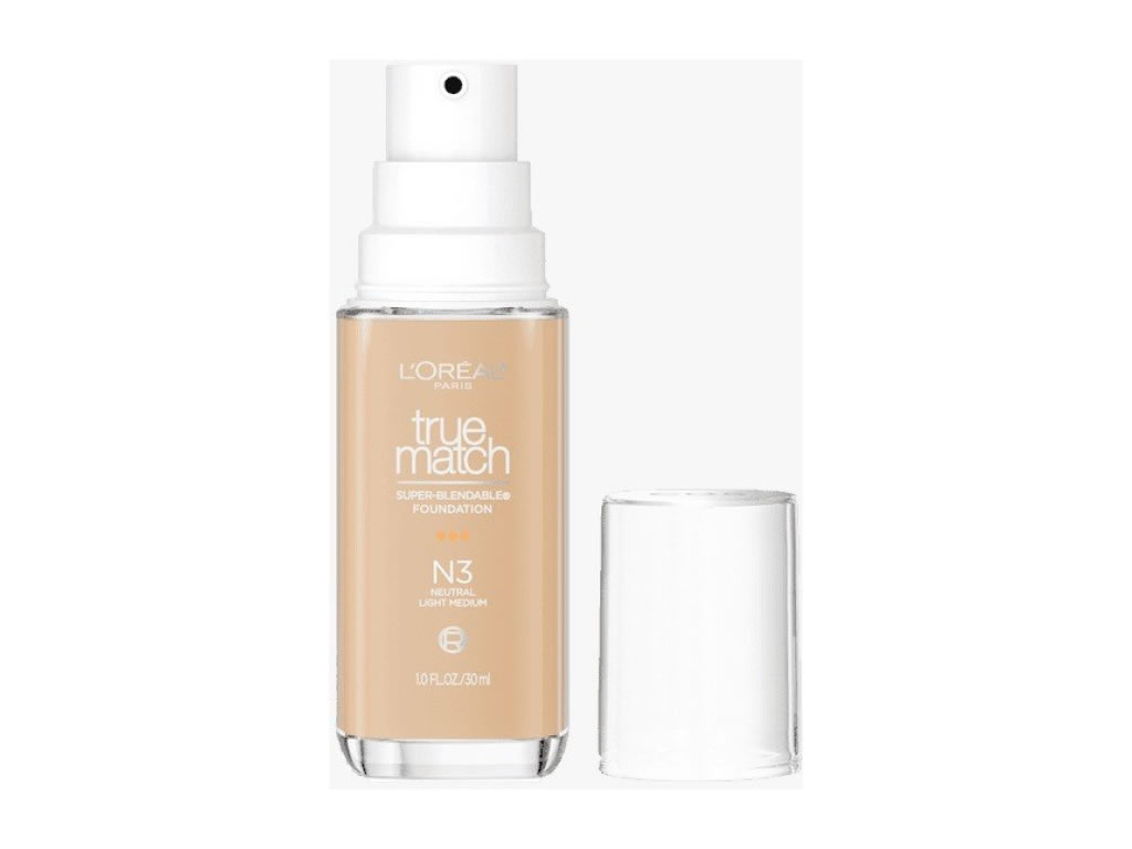 LOREAL TRUE MATCH SUPER BLENDABLE FOUNDATION N3 NEUTRAL LIGHT MEDIUM - 30ML LOREAL TRUE MATCH SUPER BLENDABLE FOUNDATION N3 NEUTRAL LIGHT MEDIUM - 30ML
