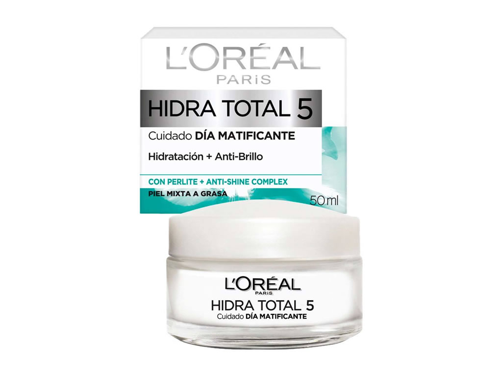 CREME LOREAL PARIS HIDRA TOTAL 5 CUIDADO MATIFICANTE DIA - 50ML CREME LOREAL PARIS HIDRA TOTAL 5 CUIDADO MATIFICANTE DIA - 50ML