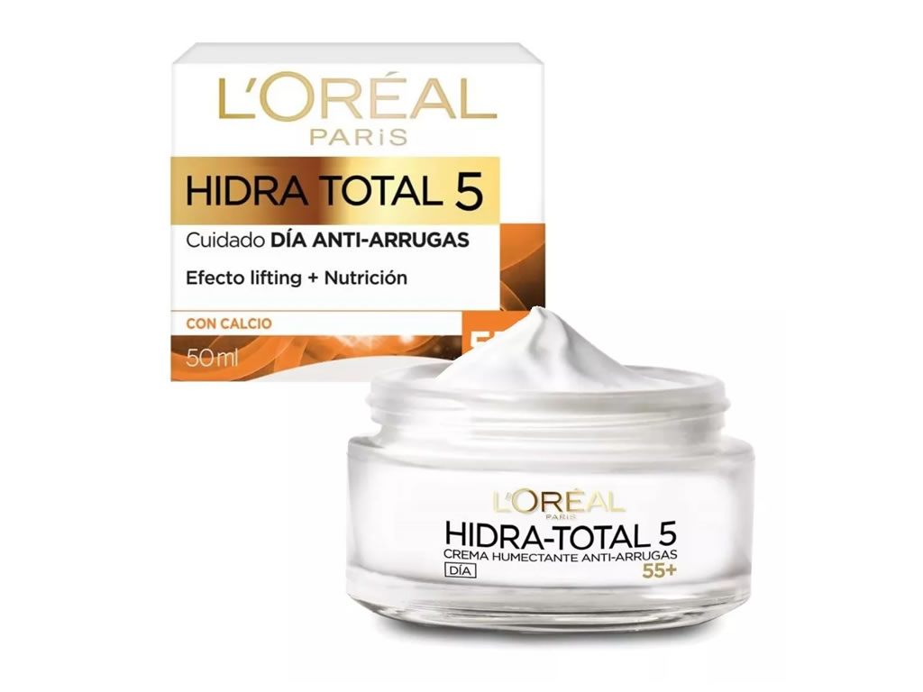 CREME ANTIRRUGAS LOREAL PARIS HIDRA-TOTAL 5 55+ - 50ML CREME ANTIRRUGAS LOREAL PARIS HIDRA-TOTAL 5 55+ - 50ML