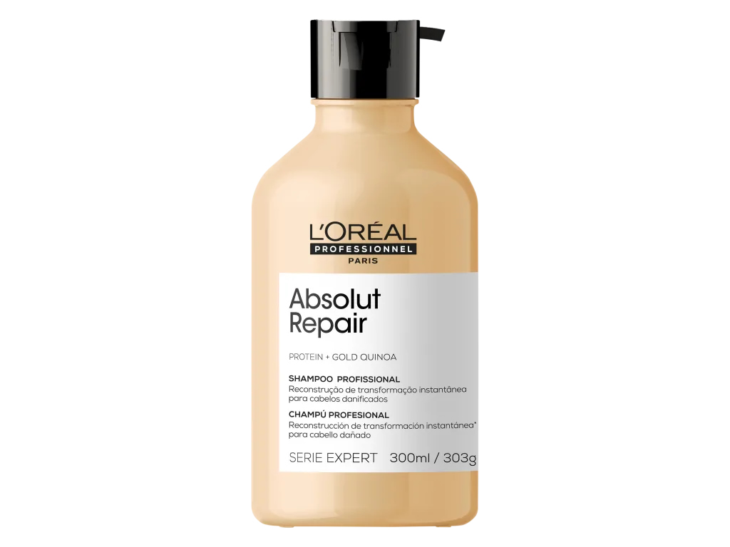 SHAMPOO LOREAL PROFESSIONNEL ABSOLUT REPAIR GOLD QUINOA - 300ML SHAMPOO LOREAL PROFESSIONNEL ABSOLUT REPAIR GOLD QUINOA - 300ML
