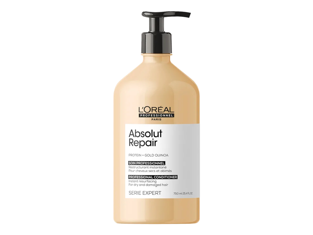 CONDICIONADOR LOREAL PROFESSIONNEL ABSOLUT REPAIR GOLD QUINOA - 750ml CONDICIONADOR LOREAL PROFESSIONNEL ABSOLUT REPAIR GOLD QUINOA - 750ml