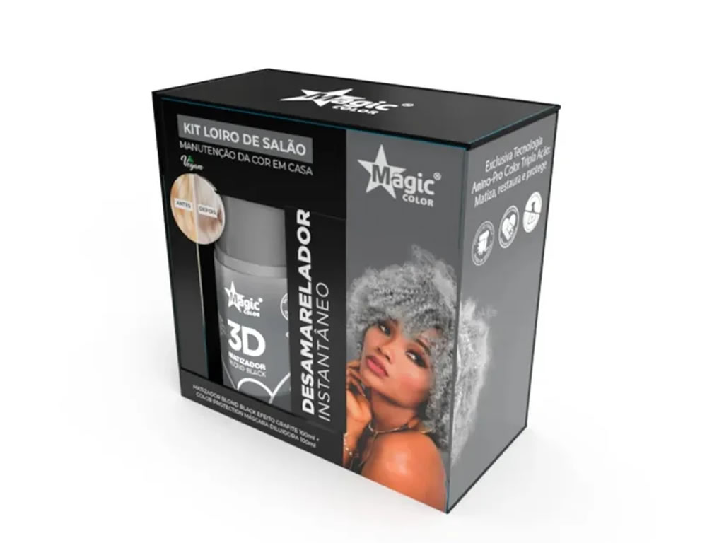 MAGIC COLOR KIT MATIZADOR BLOND BLACK 100ML + MASCARA COLOR PROTECT 100ML MAGIC COLOR KIT MATIZADOR BLOND BLACK 100ML + MASCARA COLOR PROTECT 100ML