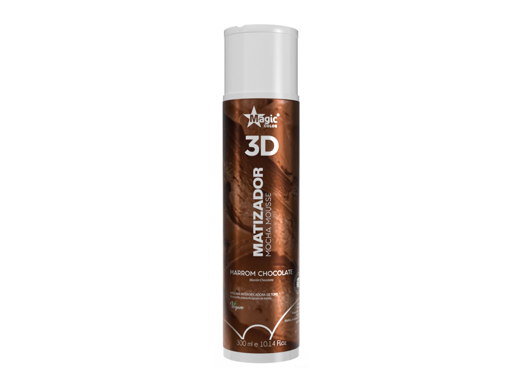 MAGIC COLOR 3D MATIZADOR MARROM CHOCOLATE - 300ML MAGIC COLOR 3D MATIZADOR MARROM CHOCOLATE - 300ML