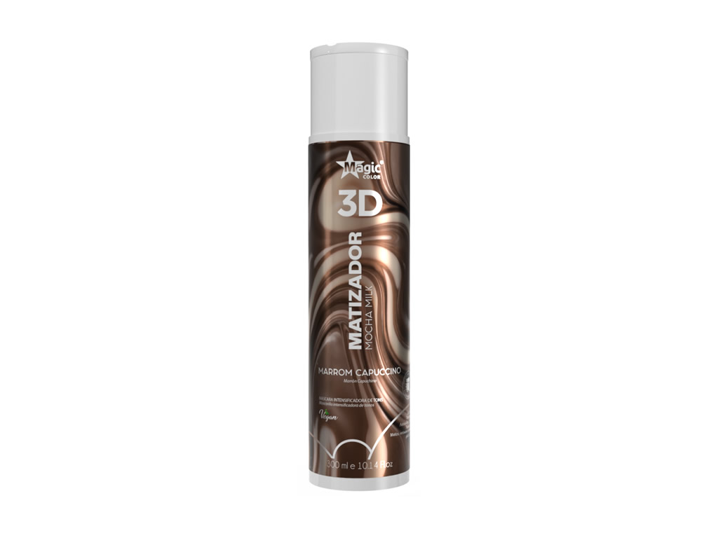 MAGIC COLOR 3D MATIZADOR MARROM CAPUCCINO - 300ML MAGIC COLOR 3D MATIZADOR MARROM CAPUCCINO - 300ML