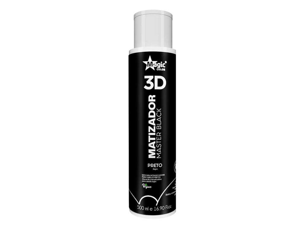 MAGIC COLOR 3D MASTER BLACK PRETO - 500ML MAGIC COLOR 3D MASTER BLACK PRETO - 500ML