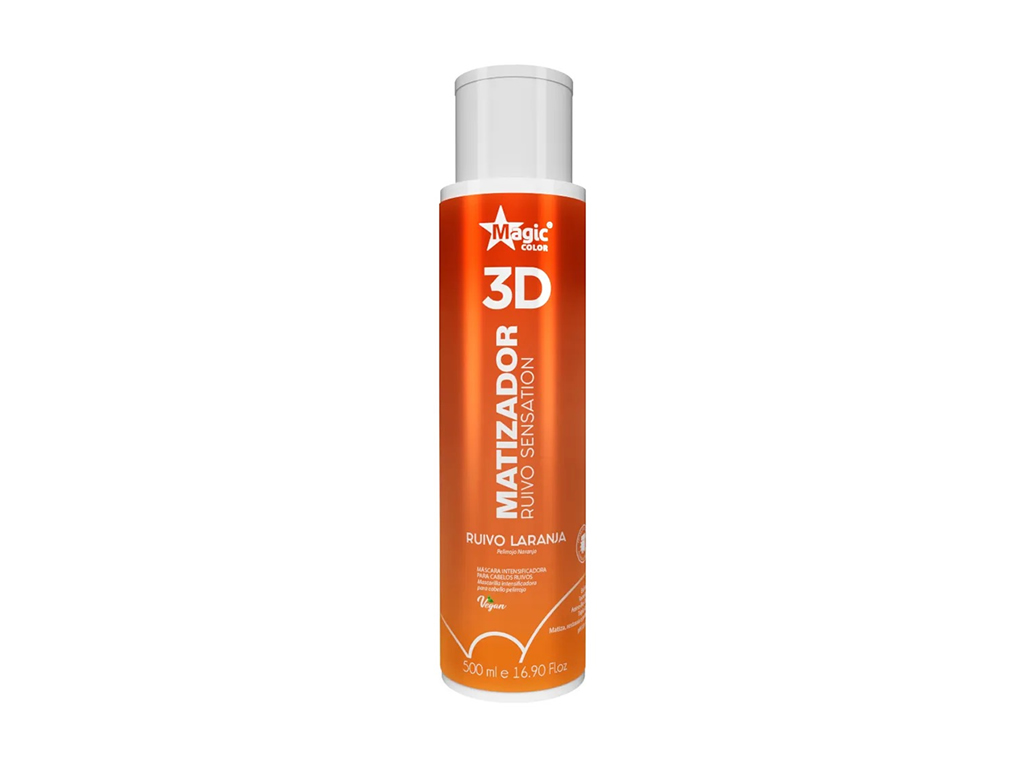 MATIZADOR MAGIC COLOR GLOSS 3D RUIVO SENSATION - 500ML MATIZADOR MAGIC COLOR GLOSS 3D RUIVO SENSATION - 500ML