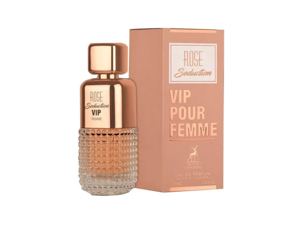 PERFUME MAISON ALHAMBRA ROSE SEDUCTION VIP FEMME EDP 100ML - FEMININO PERFUME MAISON ALHAMBRA ROSE SEDUCTION VIP FEMME EDP 100ML - FEMININO