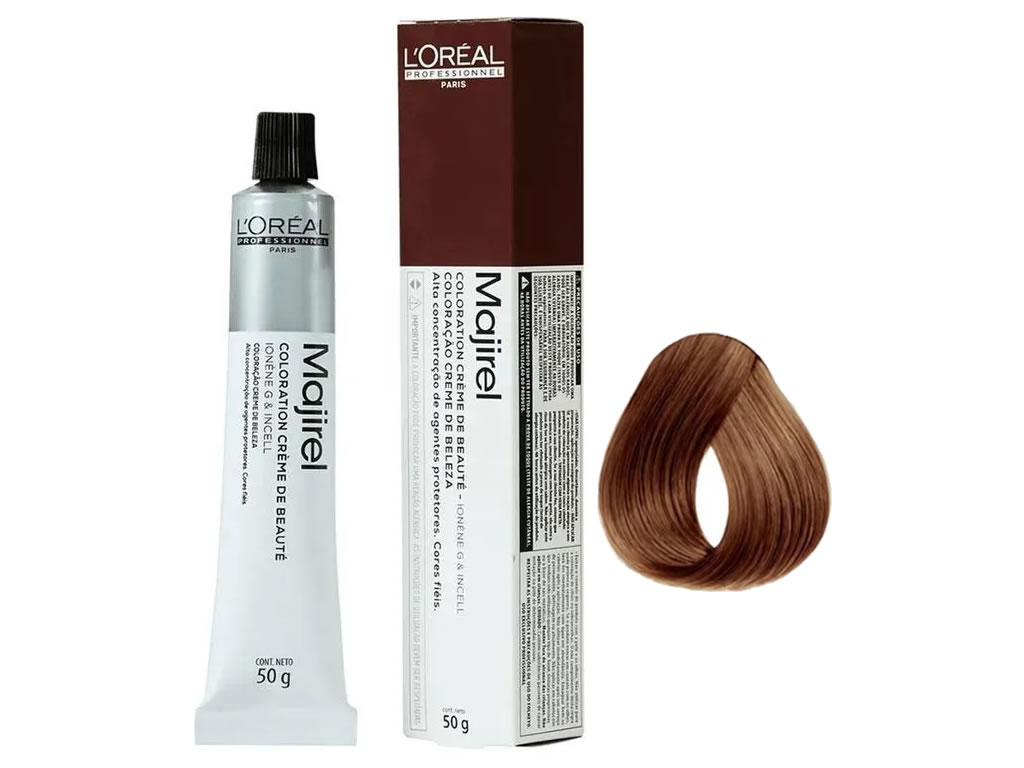 TINTA CAPILAR MAJIREL - 50ML - 7.35 LOURO DOURADO ACAJU TINTA CAPILAR MAJIREL - 50ML - 7.35 LOURO DOURADO ACAJU