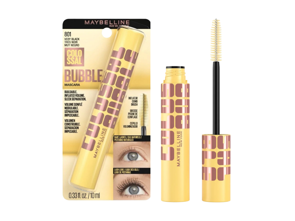 MAYBELLINE MASCARA COLOSSAL BUBBLE 801 VERY BLACK LAVAVEL MAYBELLINE MASCARA COLOSSAL BUBBLE 801 VERY BLACK LAVAVEL