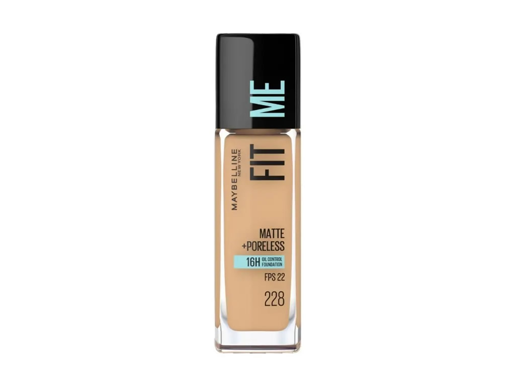 BASE MAYBELLINE FITME MATTE PORELESS 228 - SOFT TAN - 30ML BASE MAYBELLINE FITME MATTE PORELESS 228 - SOFT TAN - 30ML