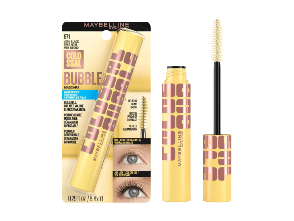 MAYBELLINE MASCARA COLOSSAL BUBBLE 871 VERY BLACK PROVA DAGUA MAYBELLINE MASCARA COLOSSAL BUBBLE 871 VERY BLACK PROVA DAGUA