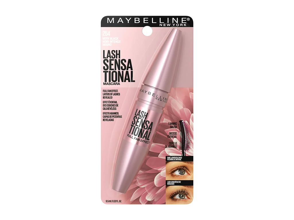 MASCARA PARA CILIOS MAYBELLINE LASH SENSATIONAL 254 - VERY BLACK - 9.5ML MASCARA PARA CILIOS MAYBELLINE LASH SENSATIONAL 254 - VERY BLACK - 9.5ML