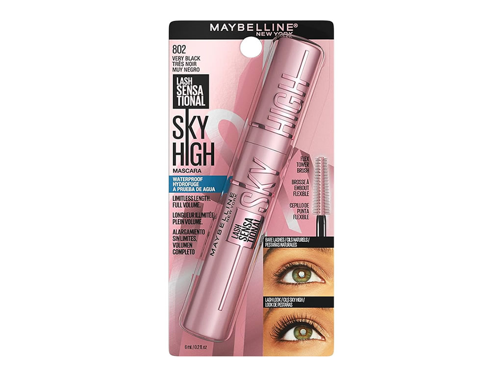 MASCARA PARA CILIOS MAYBELLINE SKY HIGH 802 - VERY BLACK - 7.2ML - A PROVA D'AGUA MASCARA PARA CILIOS MAYBELLINE SKY HIGH 802 - VERY BLACK - 7.2ML - A PROVA D'AGUA