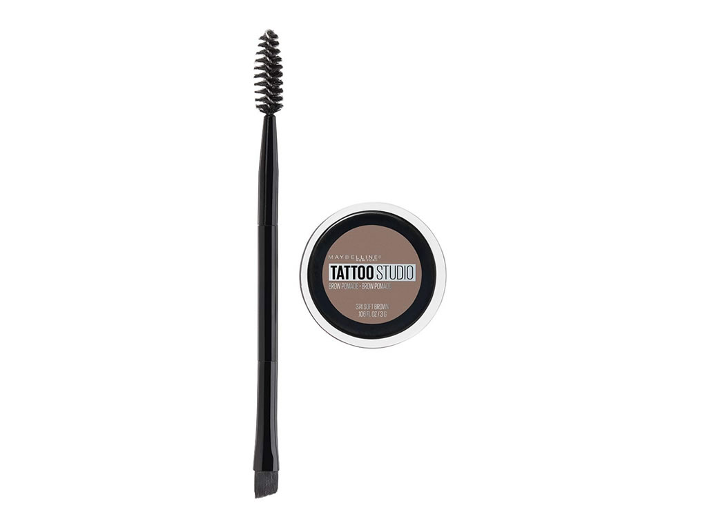 POMADA PARA SOBRANCELHAS MAYBELLINE TATTOO STUDIO BROW 374 - SOFT BROWN - 3G POMADA PARA SOBRANCELHAS MAYBELLINE TATTOO STUDIO BROW 374 - SOFT BROWN - 3G