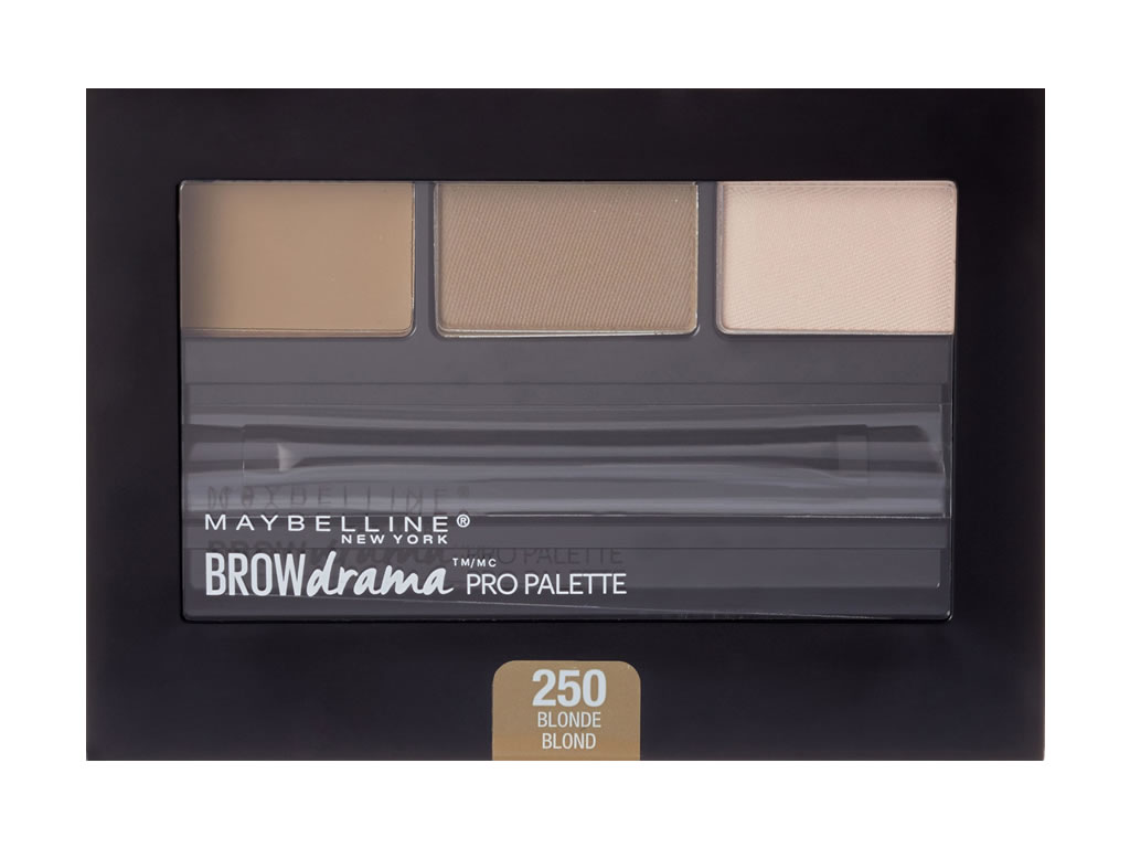 PALETA PARA SOBRANCELHAS MAYBELLINE BROW DRAMA PRO PALETTE 250 - BLONDE - 2.8G PALETA PARA SOBRANCELHAS MAYBELLINE BROW DRAMA PRO PALETTE 250 - BLONDE - 2.8G