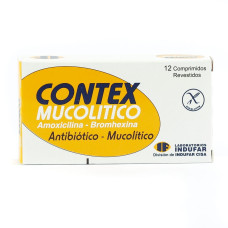 INDUFAR CONTEX MUCOLITICO 12 COMPRIMIDOS 