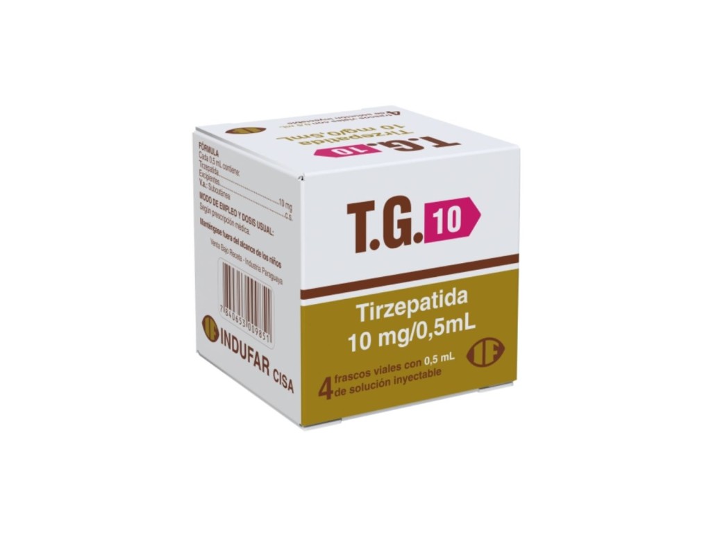 INDUFAR TG TIRZEPATIDA 10MG X 4 AMPOLAS (SEM SEGINGAS) INDUFAR TG TIRZEPATIDA 10MG X 4 AMPOLAS (SEM SEGINGAS)