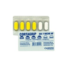 INDUFAR CORTAGRIP DIA E NOITE NF - 6 COMPRIMIDOS