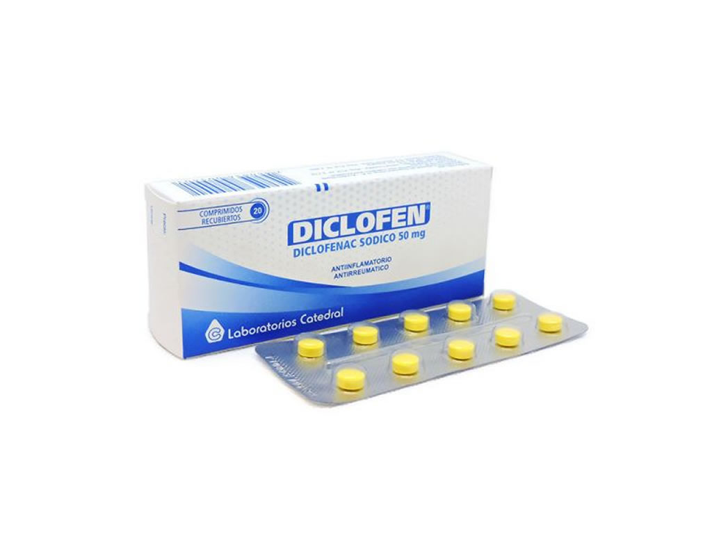 DICLOFENACO DE SODIO 50MG - 20 COMPRIMIDOS DICLOFENACO DE SODIO 50MG - 20 COMPRIMIDOS