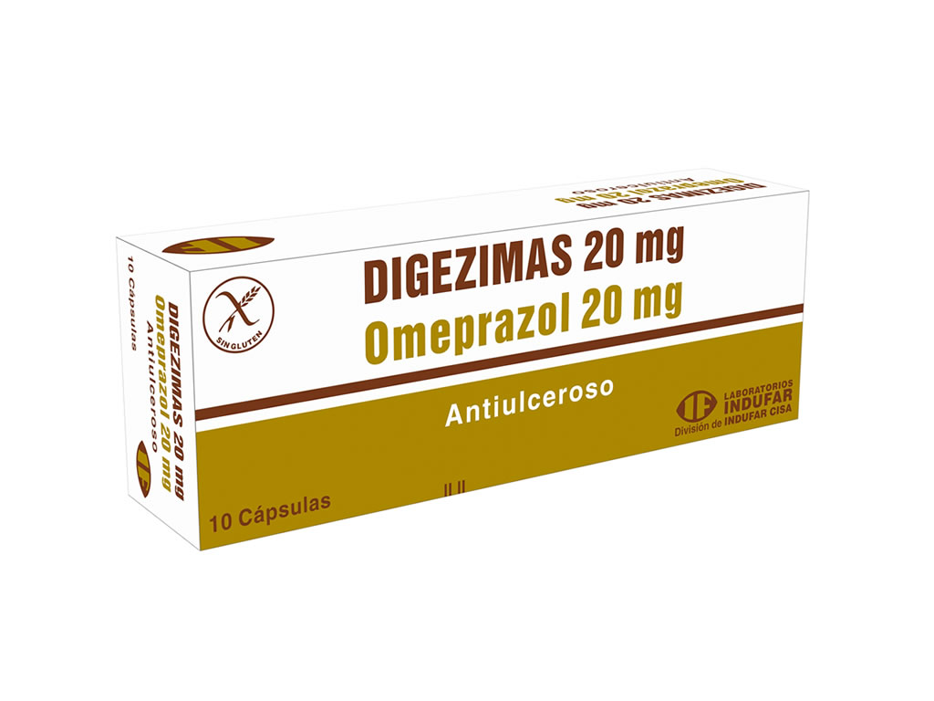 MEDICAMENTO INDUFAR DIGEZIMAS 20MG - 10 CAPSULAS MEDICAMENTO INDUFAR DIGEZIMAS 20MG - 10 CAPSULAS