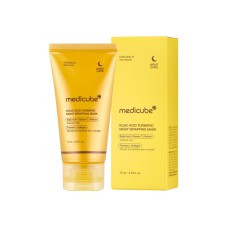 MEDICUBE KOJIC ACID TURMERIC NIGHT WRAPPING MASK - 75ML