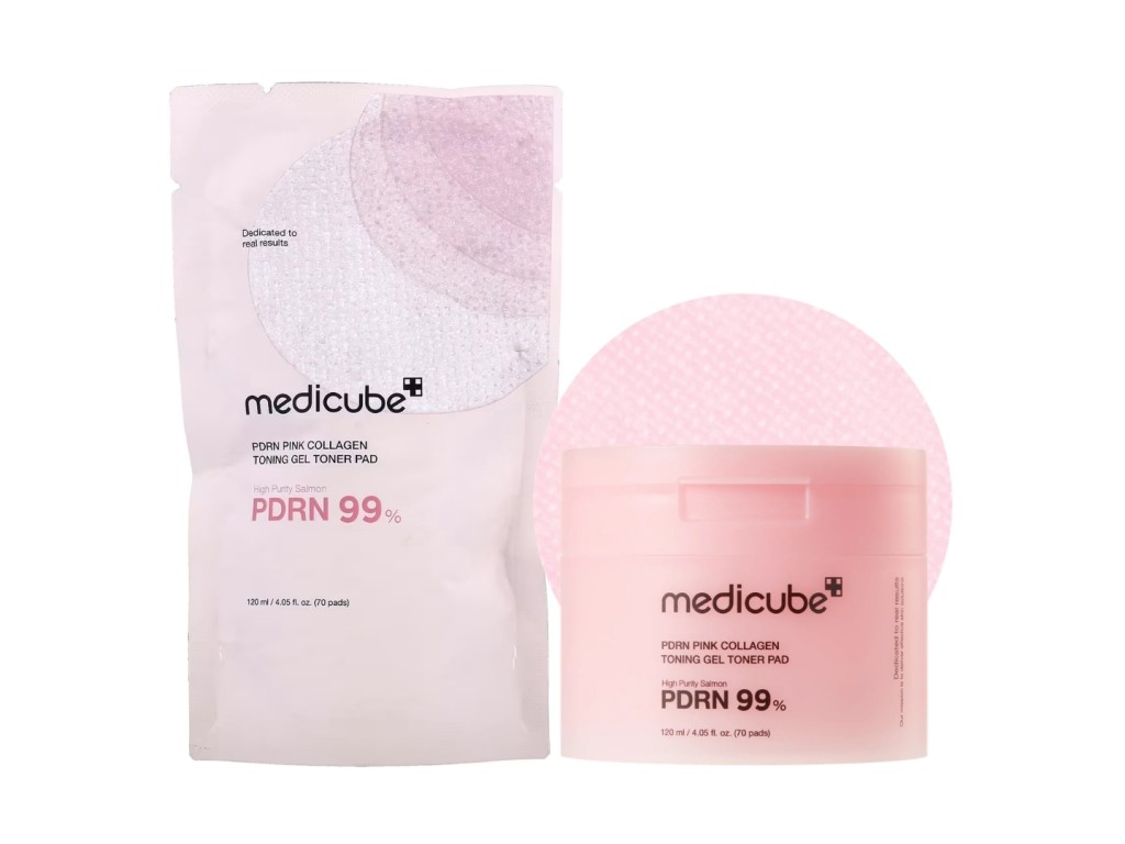 MEDICUBE PDRN PINK COLLAGEN TONING GEL TONER PAD - 70 PADS MEDICUBE PDRN PINK COLLAGEN TONING GEL TONER PAD - 70 PADS